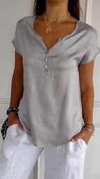Sienna - V-Neck Blouse